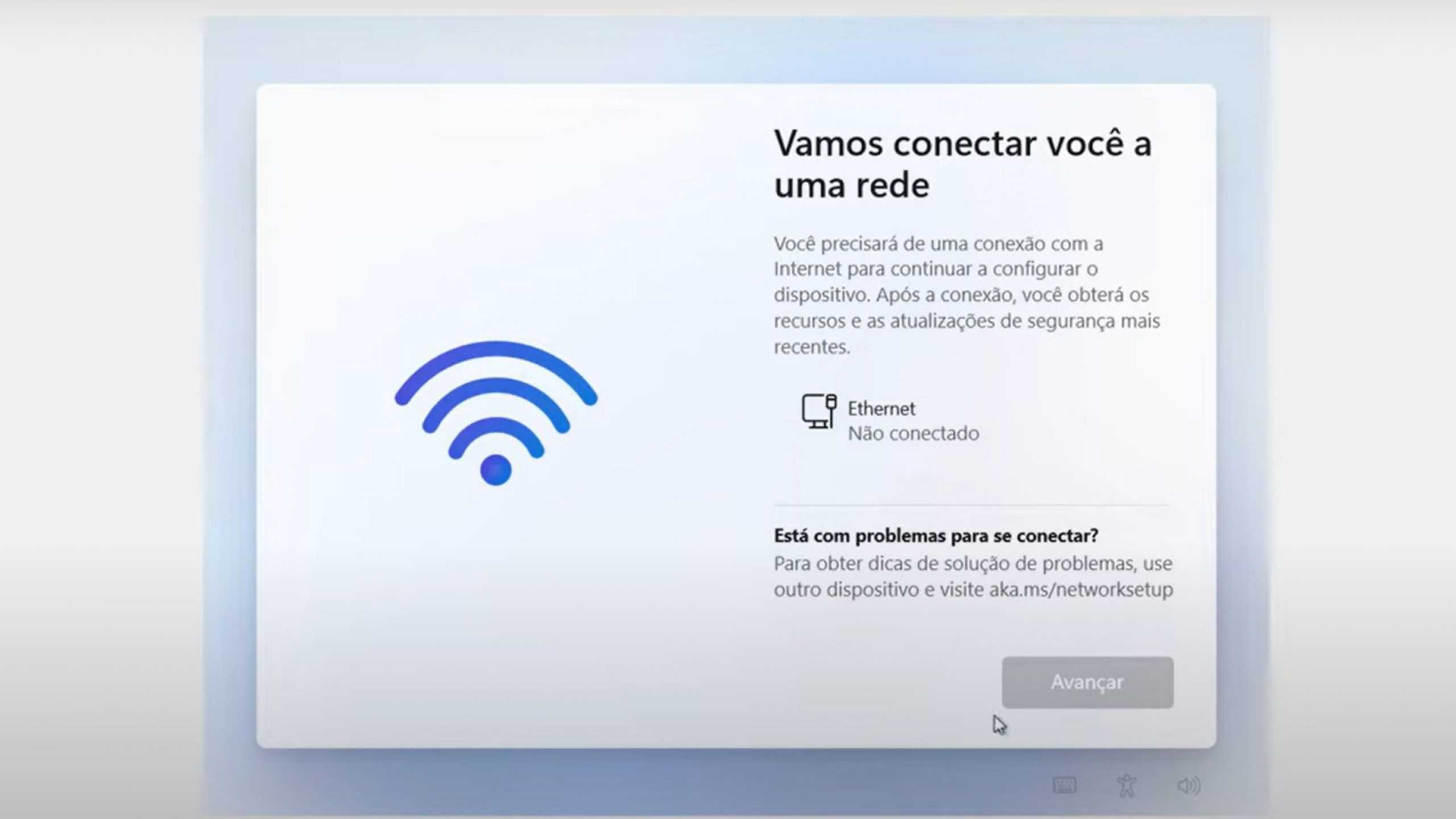 Tela inicial do Windows